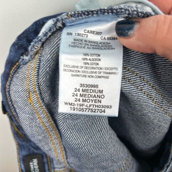 Lee High Rise Straight Leg Ankle Modern Vintage Jeans  Womens size 24 or 0 - Picture 14 of 16